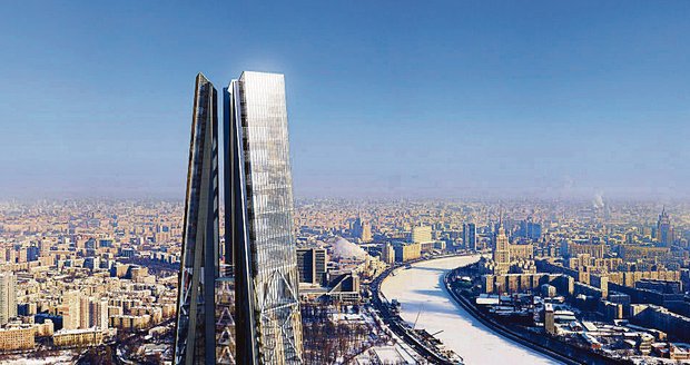 Moskevská věž měla být novou dominantou ruské metropole. Na svých 612 metrů už ale nedoroste.