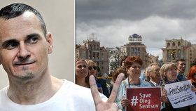 Ukrajinský režisér drží ve vězení už 90 dní hladovku. Rusové o jeho stavu mlží