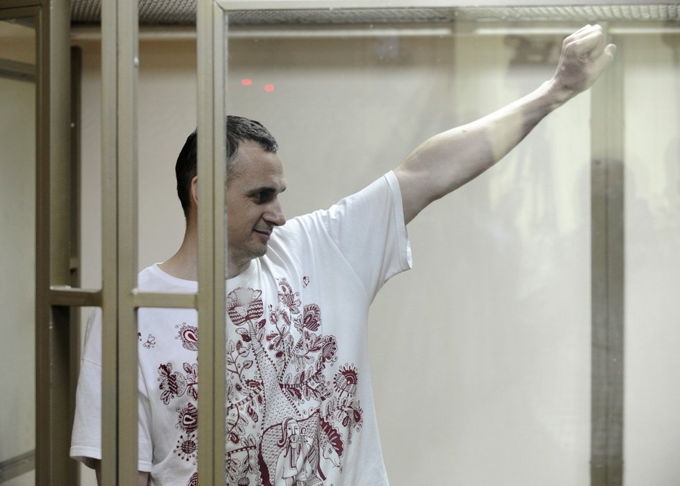 Oleg Sentsov, ukrajinský režisér, který je uvězněný za podezření z terorismu