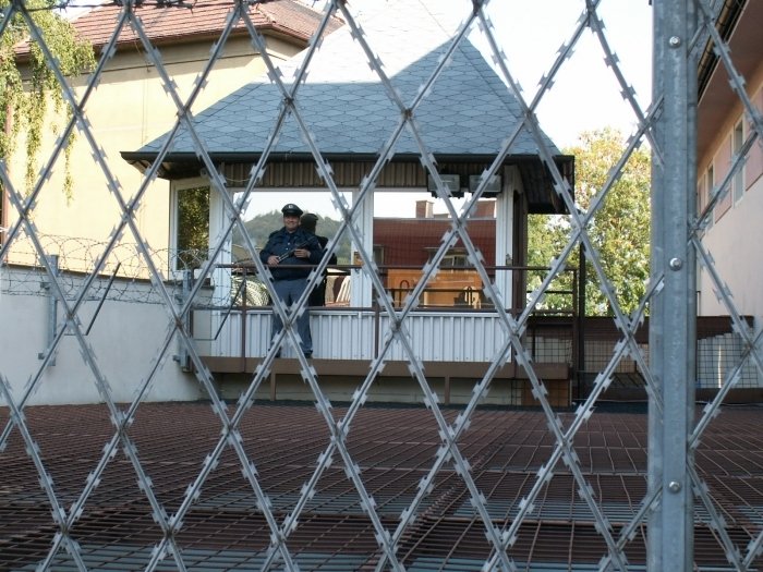 Vazební věznice v Teplicích, kde si David Rath odpykává trest