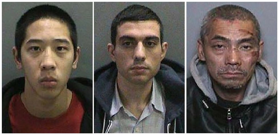 Americká policie pátrá po trojici nebezpečných vězňů, kteří v pátek uprchli z věznice v jižní Kalifornii. Hosejn Najerí je na snímku uprostřed
