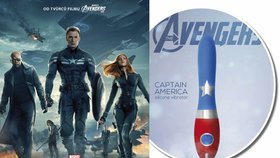 Do kin míří nový film Captain America: Návrat prvního Avengera, a do vaší ložnice by mohl zamířit filmem inspirovaný vibrátor.