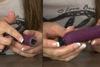 Vlhká selfie: Vibrátor s fotoaparátem zvěční vnitřek vaginy při orgasmu!