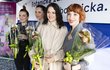 Krásné herečky Vica Kerekes, Klára Issová, Marta Jandová a  Barbora Šporclová Kodetová se staly patronkymi výstavy orchidejí.