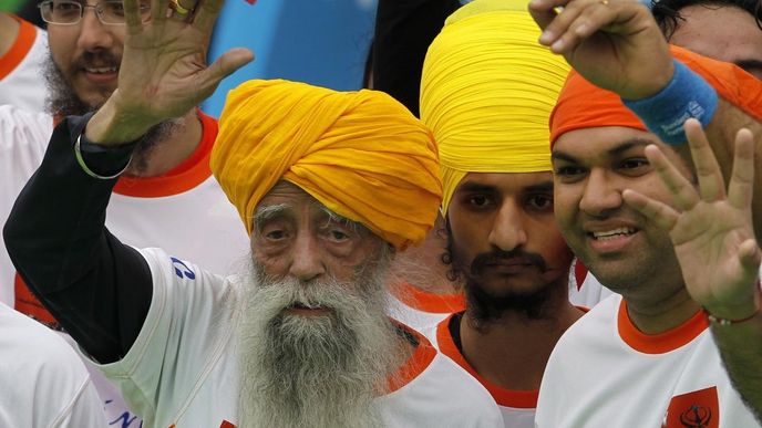 Více než stoletý bežec Fauja Singh