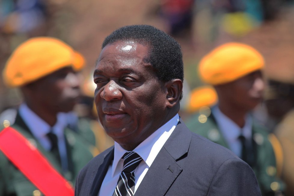 Bývalý viceprezident Zimbabwe Emmerson Mnangagwa.