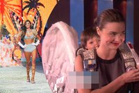 Miranda Kerr vyměnila sexy křídla za praktická pro maminky