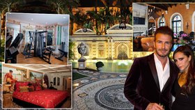 Nové bydlení Beckhamových: Za 1,2 miliardy koupili dům po mrtvém návrháři!