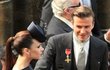 David Beckham s Victorií, když byla těhotná