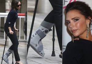 Victoria Beckham neodkládá své oblíbené boty na podpatcích ani po zlomenině nohy.