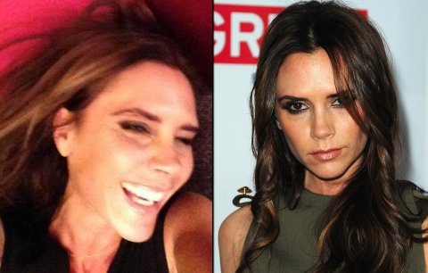 Zázrak! Věčně zamračená Victoria Beckham se rozesmála!