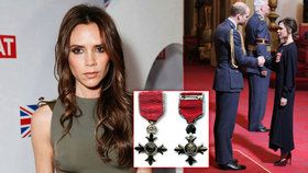 Victoria Beckham dostala Řád britského impéria.