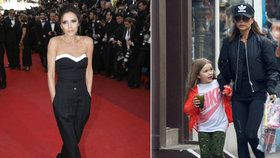 Victoria Beckham si vyšla s dcerkou do ulic.