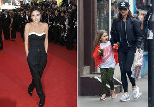 Victoria Beckham si vyšla s dcerkou do ulic.