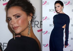 Victoria Beckham tentokrát make-up nevychytala.