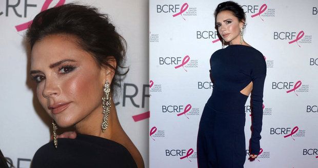 Victoria Beckham tentokrát make-up nevychytala.