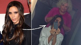 Victoria Beckham nosí umělé vlasy.