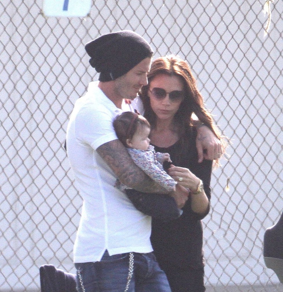 Beckhamovi svou dceru Harper Seven zbožňují