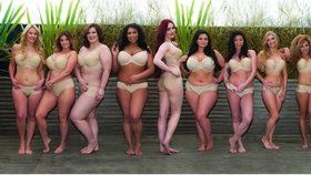 Boj proti vychrtlým modelkám: Boubelky ukázaly skutečná těla!