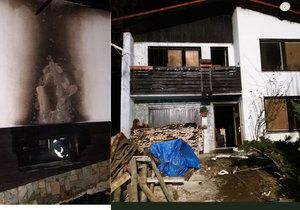 Rodině ze Vsetínska oheň zničil dům.