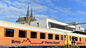 Z Brna vlakem na letiště ve Vídni: Za hodinu a 45 minut, bez přestupu a dvakrát denně
