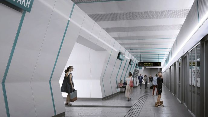 Vizualizace nového vídeňského metra