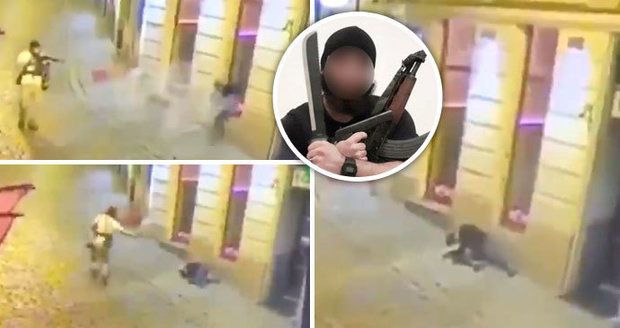 Děsivé záběry teroru ve Vídni: Devět minut od prvního výstřelu byl vrah mrtvý! Zabil 4 lidi