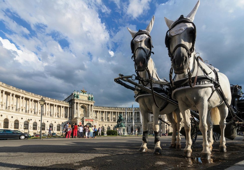 Hofburg v centru Vídně je palácový komplex a sídlo rakouského prezidenta