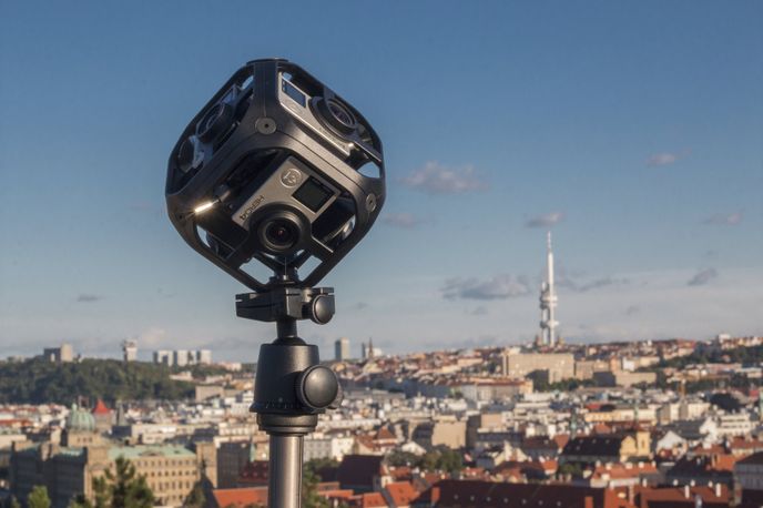 Kamera, na kterou Michal 360° videa pořizoval