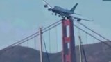 Boeing 747 těsně minul slavný Golden Gate!