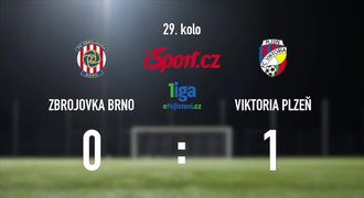CELÝ SESTŘIH: Brno - Plzeň 0:1. Krmenčík zachránil šanci na titul