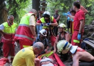 Video ze záchranné akce v Horním Maršově
