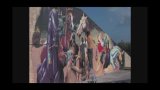 Graffiti jako umění: Umělec sprejuje výjev z Bible