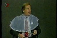 Havel poprvé v televizi: Lidi budou čumět a nebudou mě poslouchat