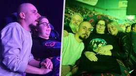 Lenka (36) si díky záchranářům užila koncert Lucie s manželem.
