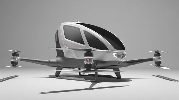 Autonomní dron Ehang 184 bude v Dubaji sloužit jako taxi 