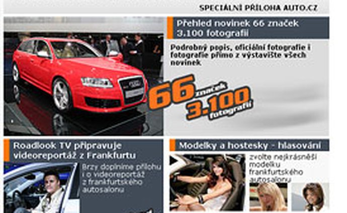 Autosalon Frankfurt 2007 - Speciální příloha Auto.cz