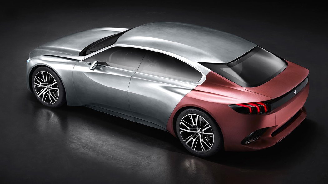 Peugeot Exalt, koncept s karoserií z materiálu Shark skin