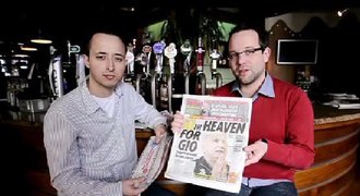 VIDEOBLOG Z DUBLINU: Irské noviny dávají českému týmu šach mat
