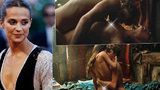 Náhradnice za Angelinu Jolie ve filmu: Alicia Vikander se ukázala nahá