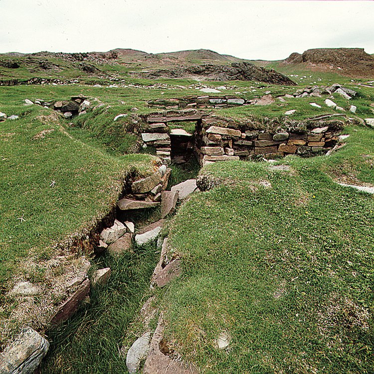 Ruiny vikinských staveb v Grónsku