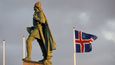 Socha Leifa Erikssona na Islandu