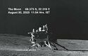 Indická sonda Vikram na Měsíci na fotografii z roveru Pragján