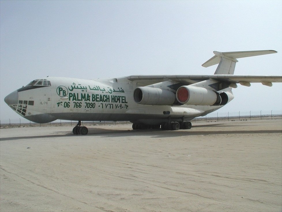 Iljušin Il-76, který dříve létal pro obchodníka se smrtí Viktora Buta.