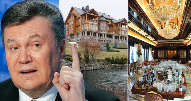 Tohle je luxusní rezidence svrženého ukrajinského prezidenta Janukovyče