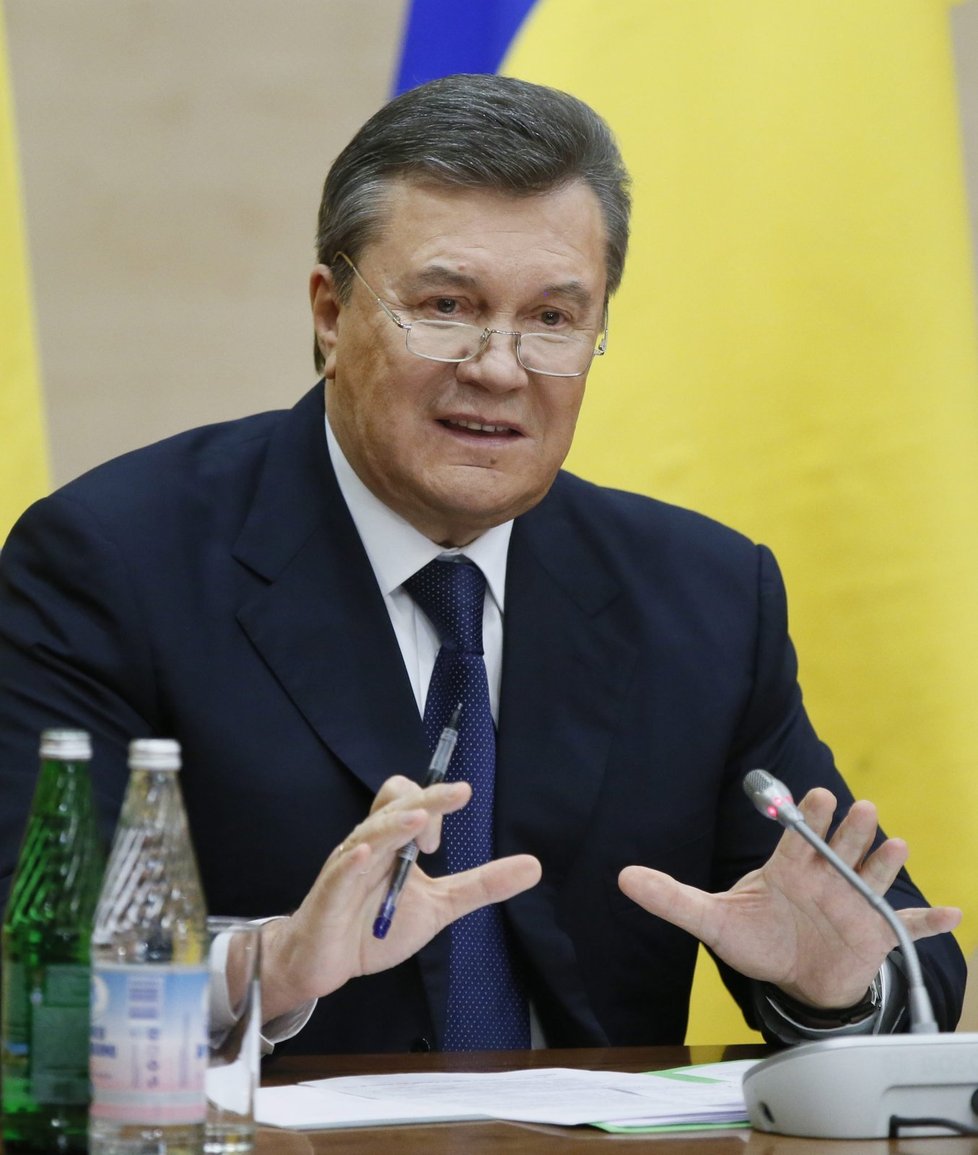 Viktor Janukovyč na tiskové konferenci tvrdil, že nenařídil střílet do demonstrantů