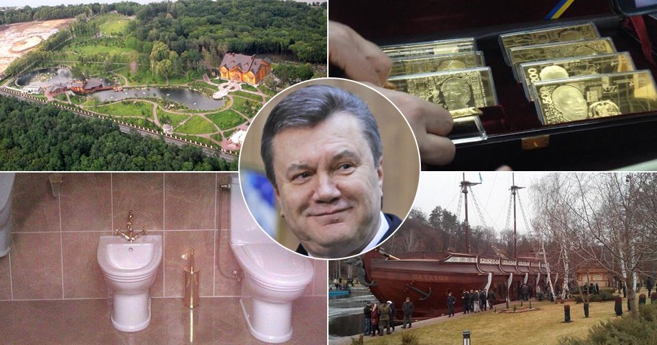 Janukovyč si ve svém sídle žil nad poměry.