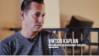 Právnické vzdělání se hodí i v restauraci, říká spolumajitel gastroskupiny Together Viktor Kaplan