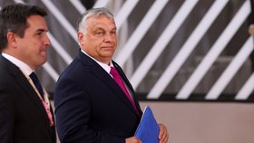 Maďarský premiér Viktor Orbán v Bruselu (květen 2022)