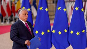 Maďarský premiér Viktor Orbán v Bruselu (květen 2022)